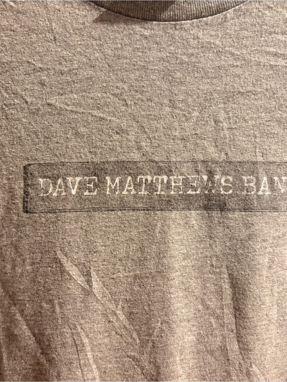Dave Mathew’s Band 2002  Men’s T-Shirt with Subtle Logo